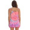 Just Love Tie Dye Pajama Short Set with Ruffle Detail | Womens PJ Set - 3 of 4