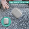 iHome AirPods Case Cover and Magnetic Neckband Bundle, Silicone Case, Charging Flexibility, Durable Protection, Grey - 3 of 4
