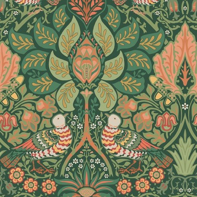 William Morris Dove & Rose Woodland Wallpaper