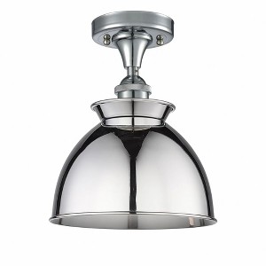 Adirondack - 1 Light Semi-Flush Mount In Art Deco Style-12 Inches Tall and 8.5 Inches Wide - 1 of 1