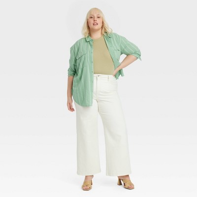 Ava & Viv Damen Plus High Rise Regular Fit Full Wide-Leg - Bild 19 von 19