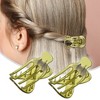 Unique Bargains Women's Plastic Hair Claws 3.39"x1.89"x0.91" 2Pcs - 2 of 4