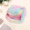 Unique Bargains Women's Durable Plush Travel Makeup Bag Assorted Color 1 Pc - 3 of 3