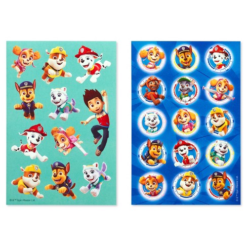 Paw Patrol Stickers Chase Skye Dogs Cartoon