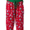 Star Wars Women's The Mandalorian Christmas Baby Yoda Jogger Pajama Set Green - 3 of 4