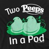 Easter Two Peeps In a Pod Women's T-Shirt Black - 2 of 4