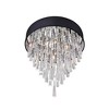CWI Lighting Franca 4 Light Drum Shade Flush Mount With Chrome Finish - 4 of 4
