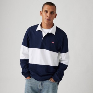 Levi's® Men's Rugby Relaxed Fit Long Sleeve Polo Shirt - 1 of 2