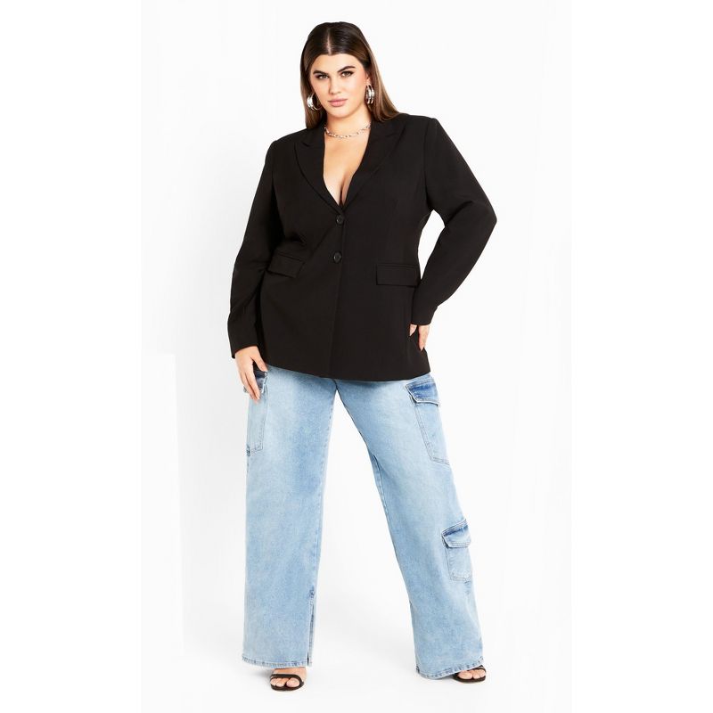 Women's Plus Size Jazmin Jacket - black | CITY CHIC, 4 of 11