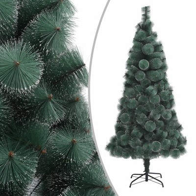 Aghana Digitals 150cm PET Artificial Christmas Tree with Steel Base, 150 White-Tipped Branches,