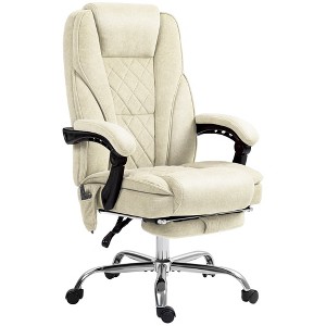 Aghana Digitals Heated Massage Office Chair with 135° Recline, Adjustable Height, Footrest & 6 - 1 of 4