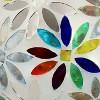 Sunnydaze Outdoor Garden Patio Round Glass with Mosaic Design Hanging Fly-Through Bird Feeder - 4 of 4