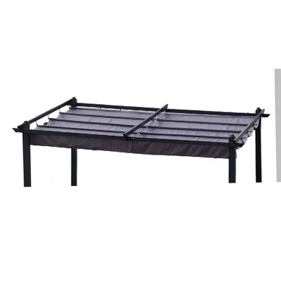 Gsluuk Replacement Canopy Top Fabric for 10x10 Ft Outdoor Patio Retractable Pergola Sunshelter Pergola Canopy