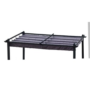 Gsluuk Replacement Canopy Top Fabric for 10x10 Ft Outdoor Patio Retractable Pergola Sunshelter Pergola Canopy - 1 of 1