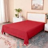 Brushed Microfiber Flat Sheet Only, Super Soft Hotel Quality Top Sheet - NTBAY - 4 of 4
