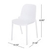 Set of 2 Ivy Dining Chair, White-Christopher Knight Home - 4 of 4