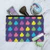 Peeps Rainbow Peeps Pattern Makeup Cosmetic Bag Organizer Pouch - 2 of 4