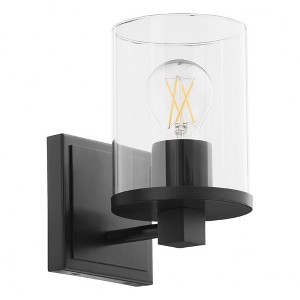 Quorum Lighting Bolton 1 - Light Vanity in  Matte Black - 1 of 1