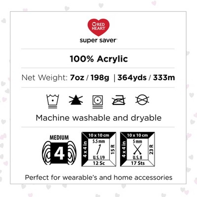 Red Heart Super Saver Yarn 3/Pack-Frosty Green