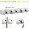 LunaLulinlk Broom Holder Mop Hanger, Mop Holder Hanger 5 Position Home Kitchen Storage Broom Organizer Wall Mounted - 3 of 4
