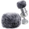 Plush Microphone Cover Mic Wind Cover Windscreen Sleeve Furry Windscreen Cover for Filtering Plosives and Hissing Noise - 4 of 4
