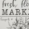 4pk 18"x18" Pig and Flower Market Farmhouse Check and Printed Square Throw Pillow Covers White - Design Imports: Cotton, Hidden Zipper - 4 of 4