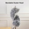 NAYSAYE Cleaning Duster with Extension Pole Bendable Head for Ceiling Fan High Ceiling Blinds Furniture and Cars, Gray, 16.93"*1.46"*2.56" - 3 of 4