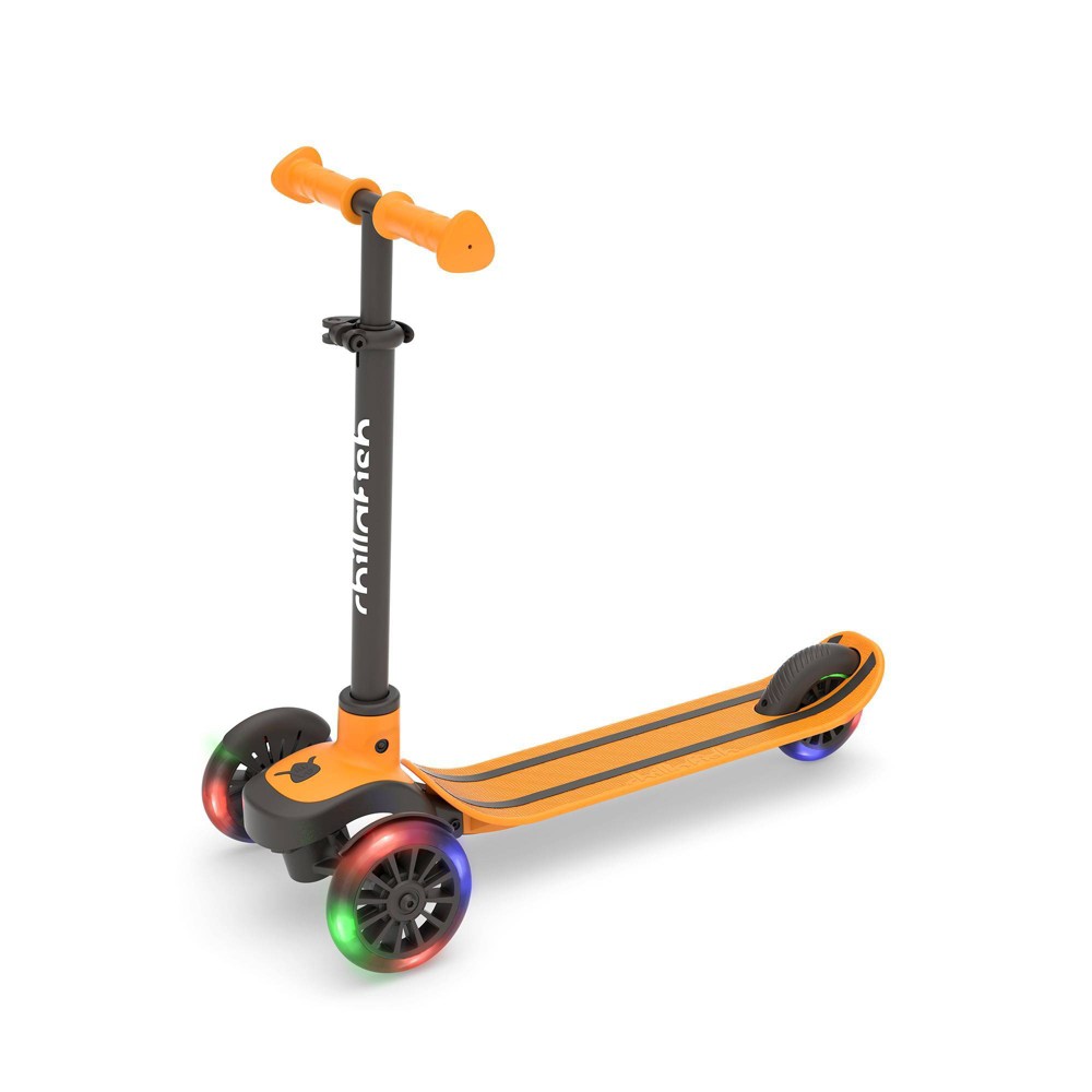 Chillafish Scotti Glow Lean to Steer Kick Scooter with Light Up Wheels - Ginger