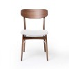 GDFStudio Alexis Modern Fabric Upholstered Dining Chairs (Set of 2) - 4 of 4