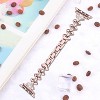 Worryfree Gadgets Apple Watch Band Jewelry Metal Strap Bling Diamond Rhinestone Wristband Strap for iWatch Bands Series 8 7 6 5 4 3 2 1 SE - 2 of 3