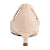 Journee Collection Womens Goldie Pointed Toe Kitten Heel Pumps - 3 of 4