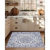 Vintage Distressed Medallion Rug, Washable, Non-Slip Boho Floral Carpet for Living Room, Bedroom, Dining Room - 2 of 4