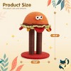 EROMMY 18.5" Hamburger Cat Tree, Cute Cat Scratcher With Dual Natural Durable Sisal Scratching Posts, Sisal Cat Scratcher Post For Indoor - 3 of 4