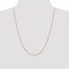 Black Bow Jewelry 1.15mm, 14k Rose Gold, Cable Rope Chain Necklace - 3 of 4