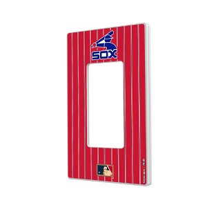 MLB Cooperstown Central Teams Pinstripe Hidden-Screw Light Switch Plate for Single Rocker - 1 of 4