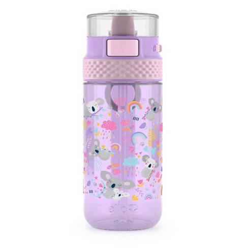 Stratus Plastic Kids' 16oz Water Bottle Purple/Pink Koala - Ello