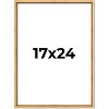 PosterPalooza | Classic Modern Gold Picture Frame - UV Acrylic, Foam Board Backing, Hanging Hardware - 2 of 4