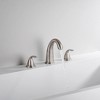 Sumerain Two Handle Widespread  Roman Tub Faucet Brushed Nickel with Brass Rough-in Valve, High Flow - 2 of 4