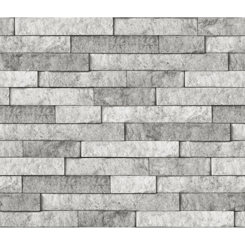 Brewster Stone Peel &#38; Stick Wallpaper Backsplash Gray, 1 of 5