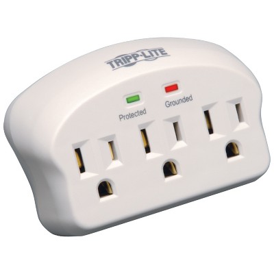 Power Gear 3-outlet Grounded Cube Tap With 2 Usb Ports 2.4a Surge 245j  White : Target