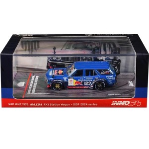 Ni1976 Mazda RX3 Station Wagon RHD #12 "Mad" Mike Whiddett "D1 Grand Prix" (2024) 1/64 Diecast Model Car by Inno Models - 1 of 3