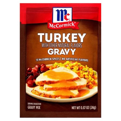 McCormick Gravy Mix, Turkey 0.87 oz
