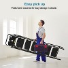 Gulches Lightweight folding step stool with anti-slip pedals and tool trays, sturdy steel design, perfect for indoor and outdoor use with 6 levels - 2 of 4