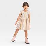 OshKosh B'gosh Toddler Girls' Henley Striped Short Sleeve Dress