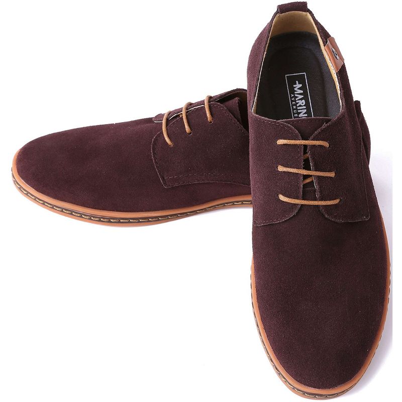 Mio Marino - Men's Classic Suede Oxford Shoes, 4 of 7