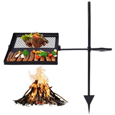 Winado Folding Swivel Campfire Grill Portable Cooking Grate Over Fire Pit
