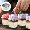 Unique Bargains Greaseproof Double-sided Aluminum Foil Cupcake Liners with Lids 50 Pcs - 4 of 4