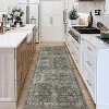 Vintage Area Rugs for Living Room, Washable Carpet Indoor Non Slip Large Area Rugs, Soft Low Pile Rug Foldable Floor Rug - 2 of 4