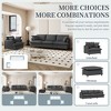 YOOCOZZ Chenille Upholstered Sectional Sofa with 3-Seat Sofa, Single Sofa and 4 Pillows - 3 of 4