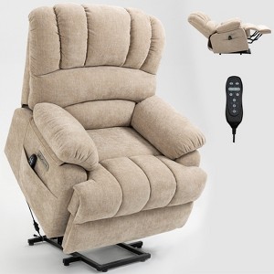 TiramisuBest Lift Recliner Chair Heat Massage Dual Motor Infinite Position Up to 350 LBS Large Electric Power Lift Recliners with Power-Remo - 1 of 4
